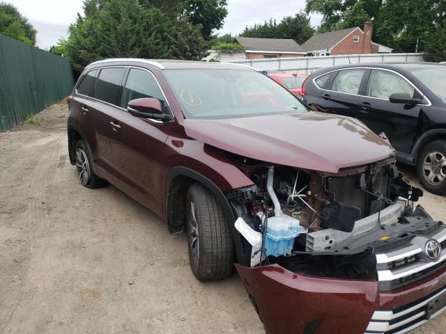 TOYOTA HIGHLANDER 2018 with VIN 5TDJZRFH5JS807933 - Photo from auction