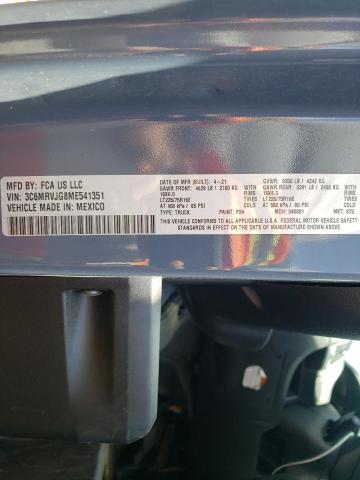 Photo 10 from auction – 2021 RAM PROMASTER with VIN 3C6MRVJG8ME541351