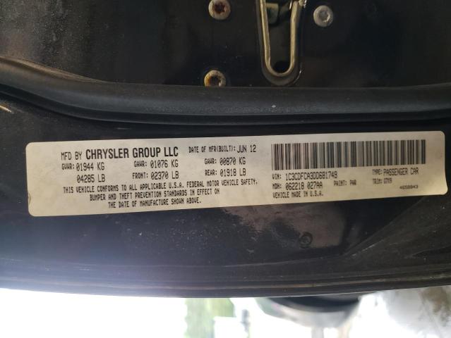 Photo 10 from auction – 2013 DODGE DART LIMIT with VIN 1C3CDFCA3DD681749
