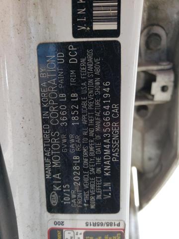 Photo 10 from auction – 2016 KIA RIO LX with VIN KNADM4A35G6641946