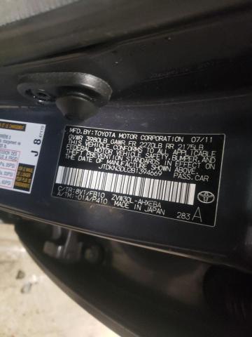 Photo 10 from auction – 2011 TOYOTA PRIUS with VIN JTDKN3DU2B1394669