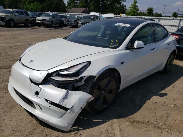 Photo 2 from auction – 2021 TESLA MODEL 3 with VIN 5YJ3E1EB2MF044085