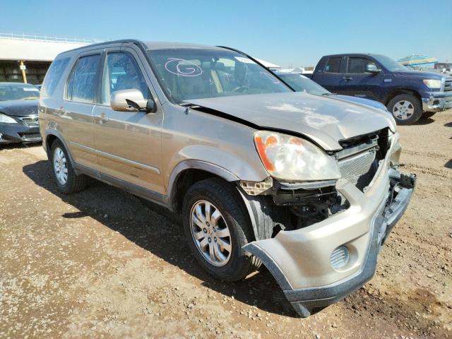HONDA CR-V SE 2006 with VIN JHLRD78966C005575 - Photo from auction