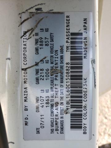 Photo 10 from auction – 2012 MAZDA 3 S with VIN JM1BL1L60C1508828