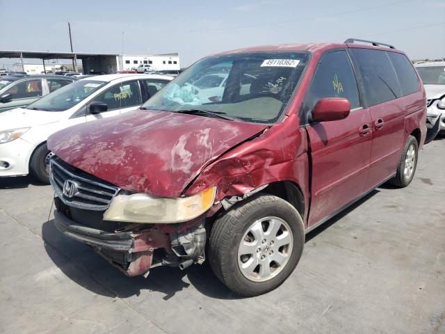 Photo 2 from auction – 2004 HONDA ODYSSEY EX with VIN 5FNRL18874B146269