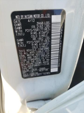 Photo 10 from auction – 2012 NISSAN JUKE S with VIN JN8AF5MR3CT113148