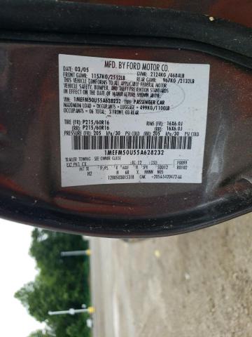 Photo 10 from auction – 2005 MERCURY SABLE GS with VIN 1MEFM50U55A628232