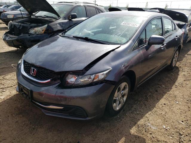 Photo 2 from auction – 2014 HONDA CIVIC LX with VIN 19XFB2F59EE011810