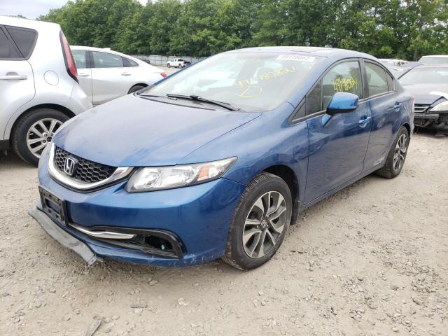 Photo 2 from auction – 2013 HONDA CIVIC EXL with VIN 19XFB2F92DE239293