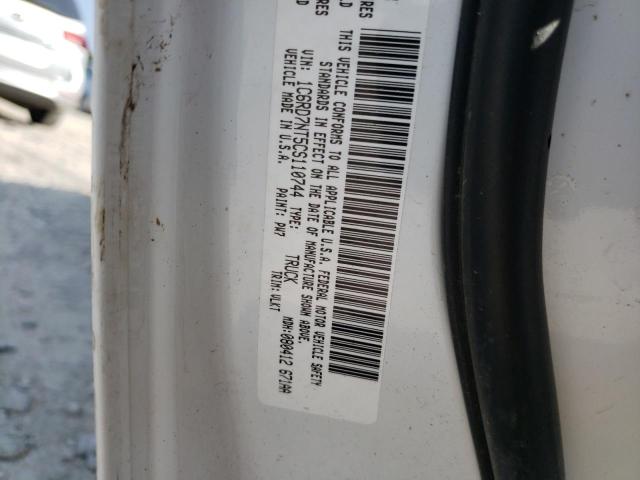 Photo 10 from auction – 2012 DODGE RAM 1500 L with VIN 1C6RD7NT5CS110744