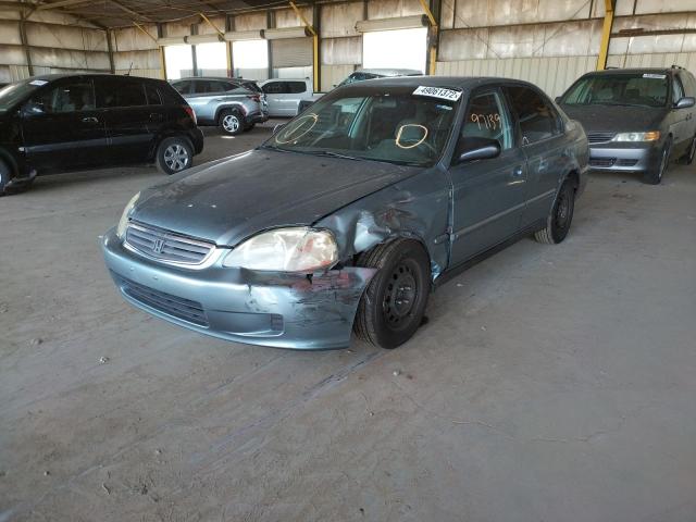 Photo 2 from auction – 2000 HONDA CIVIC BASE with VIN 2HGEJ6612YH590362
