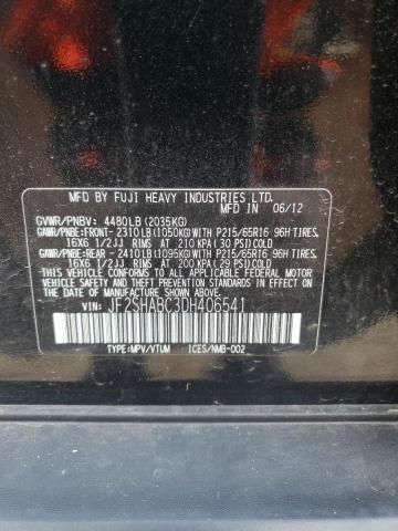 Photo 10 from auction – 2013 SUBARU FORESTER 2 with VIN JF2SHABC3DH406541