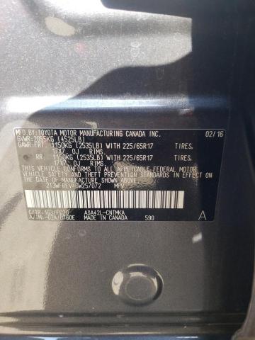 Photo 10 from auction – 2016 TOYOTA RAV4 XLE with VIN 2T3WFREV4GW257072