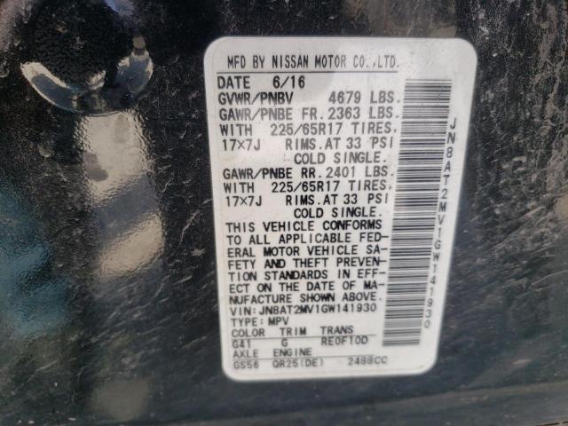 Photo 10 from auction – 2016 NISSAN ROGUE with VIN JN8AT2MV1GW141930