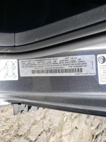 Photo 10 from auction – 2012 VOLKSWAGEN BEETLE TUR with VIN 3VWVA7AT5CM609927