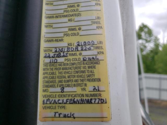 Photo 10 from auction – 2022 FREIGHTLINER M2 106 MED with VIN 1FVACXFE6NHMX7701