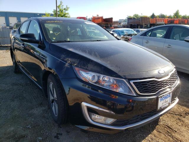 KIA OPTIMA HYB 2013 with VIN KNAGM4AD6D5043825 - Photo from auction