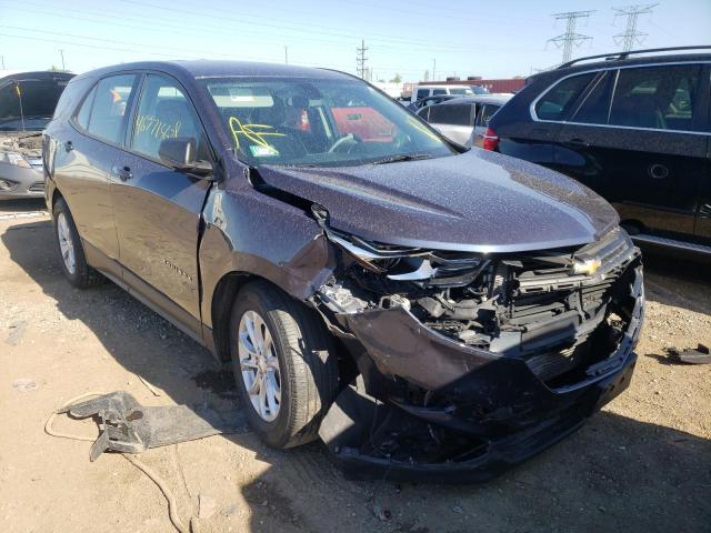 CHEVROLET EQUINOX LS 2018 with VIN 3GNAXHEV3JS528779 - Photo from auction
