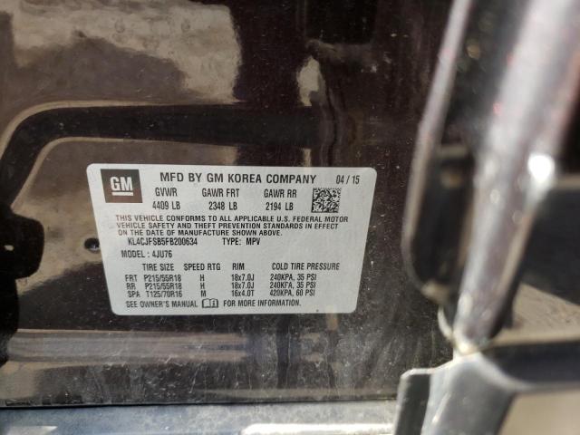 Photo 10 from auction – 2015 BUICK ENCORE CON with VIN KL4CJFSB5FB200634