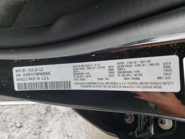 Photo 10 from auction – 2021 RAM 1500 LIMIT with VIN 1C6SRFHT0MN685844