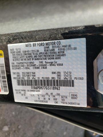 Photo 10 from auction – 2016 FORD FUSION SE with VIN 1FA6P0H77G5118962