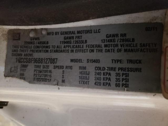 Photo 10 from auction – 2011 CHEVROLET COLORADO with VIN 1GCCSBF96B8127087