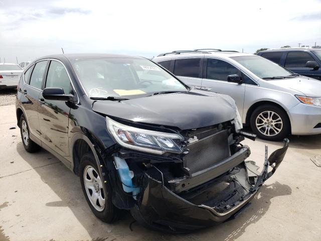 HONDA CR-V LX 2015 with VIN 5J6RM4H38FL048459 - Photo from auction