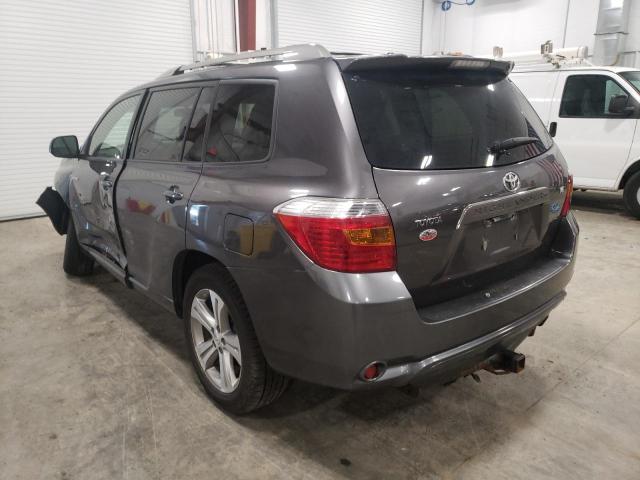 Photo 3 from auction – 2009 TOYOTA HIGHLANDER with VIN JTEDS43A892087165