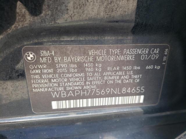 Photo 10 from auction – 2009 BMW 328 I with VIN WBAPH77569NL84655