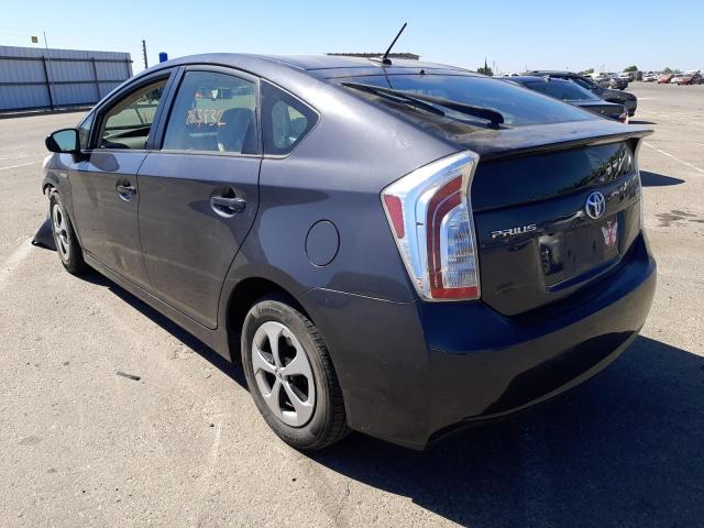 Photo 3 from auction – 2012 TOYOTA PRIUS with VIN JTDKN3DU3C1509667
