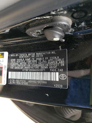 Photo 10 from auction – 2010 TOYOTA CAMRY BASE with VIN 4T1BF3EK6AU045971