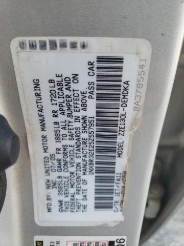 Photo 10 from auction – 2005 TOYOTA COROLLA CE with VIN 1NXBR32E25Z557951