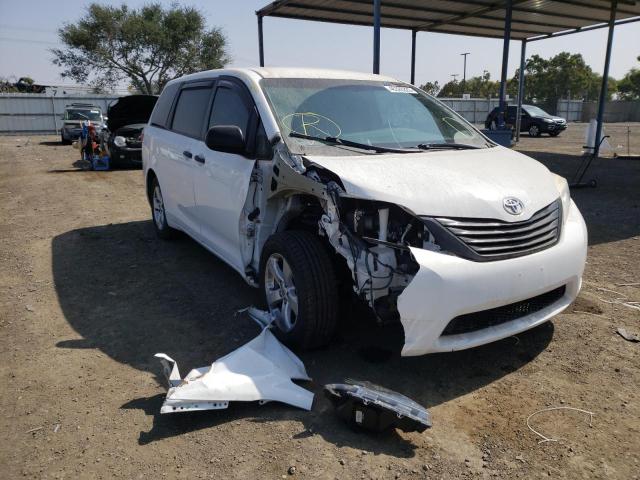 TOYOTA SIENNA 2017 with VIN 5TDZZ3DC6HS783787 - Photo from auction