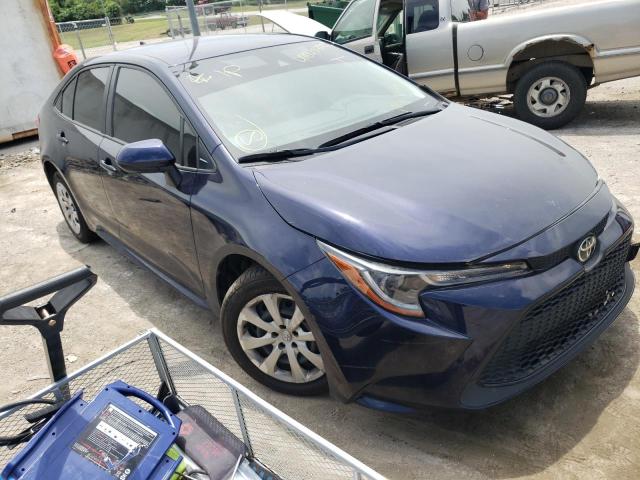TOYOTA COROLLA LE 2021 with VIN JTDEPMAEXMJ168425 - Photo from auction