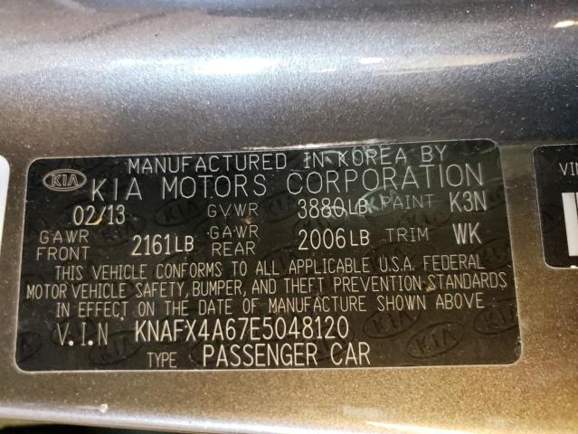Photo 10 from auction – 2014 KIA FORTE LX with VIN KNAFX4A67E5048120