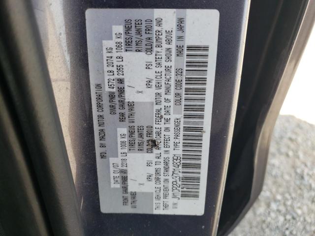 Photo 10 from auction – 2007 MAZDA 5 with VIN JM1CR29L370148391