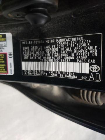 Photo 10 from auction – 2014 TOYOTA COROLLA L with VIN 2T1BURHE1EC155932