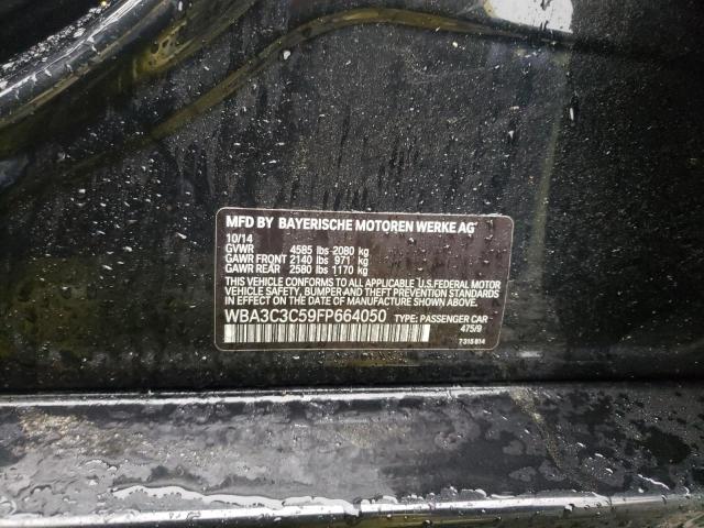 Photo 10 from auction – 2015 BMW 320 I XDRI with VIN WBA3C3C59FP664050
