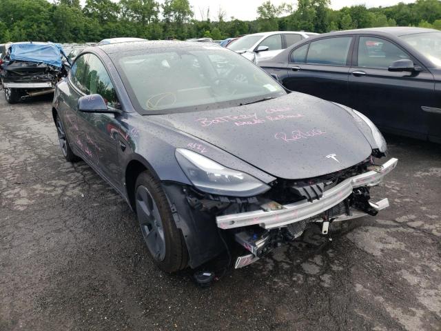 TESLA MODEL 3 2022 with VIN 5YJ3E1EB2NF195185 - Photo from auction
