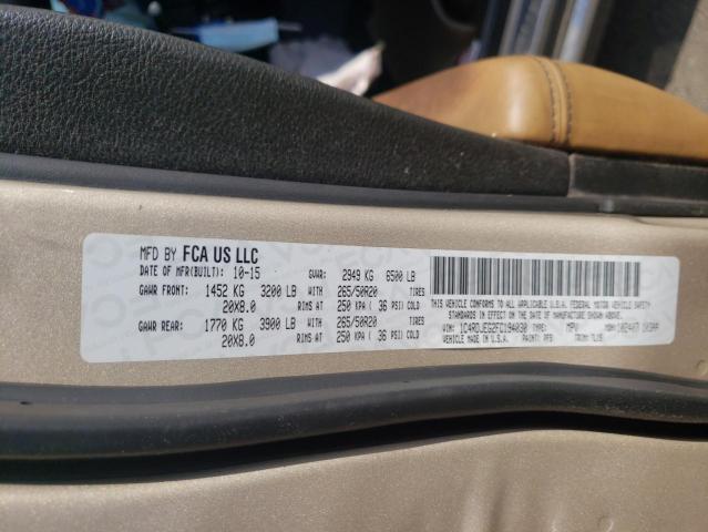 Photo 10 from auction – 2015 DODGE DURANGO CI with VIN 1C4RDJEG2FC194030