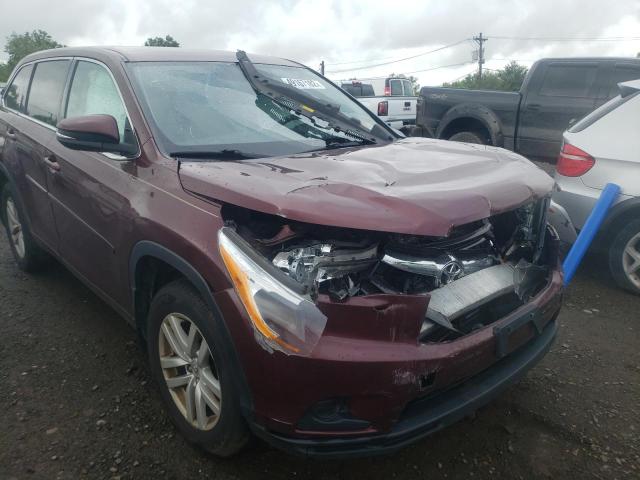 Photo 9 from auction – 2014 TOYOTA HIGHLANDER with VIN 5TDBKRFH1ES062547