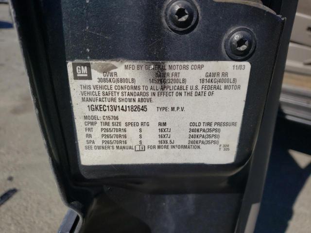 Photo 10 from auction – 2004 GMC YUKON with VIN 1GKEC13V14J182645