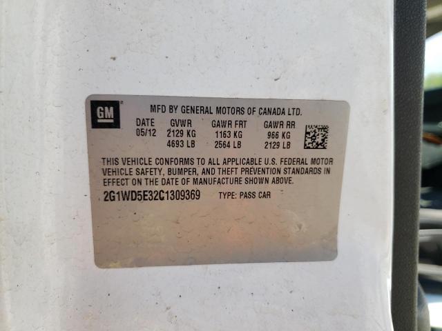 Photo 10 from auction – 2012 CHEVROLET IMPALA POL with VIN 2G1WD5E32C1309369