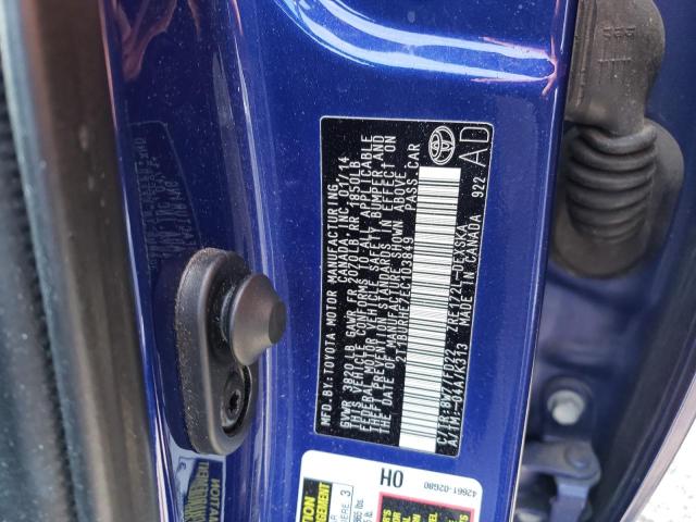 Photo 10 from auction – 2014 TOYOTA COROLLA L with VIN 2T1BURHE7EC103849