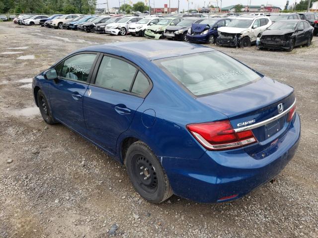 Photo 3 from auction – 2014 HONDA CIVIC LX with VIN 2HGFB2E4XEH015282