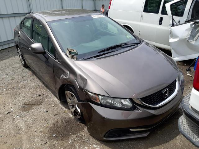 HONDA CIVIC LX 2013 with VIN 2HGFB2F51DH580624 - Photo from auction