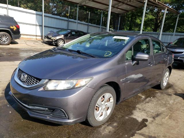 Photo 2 from auction – 2015 HONDA CIVIC LX with VIN 19XFB2F55FE105801