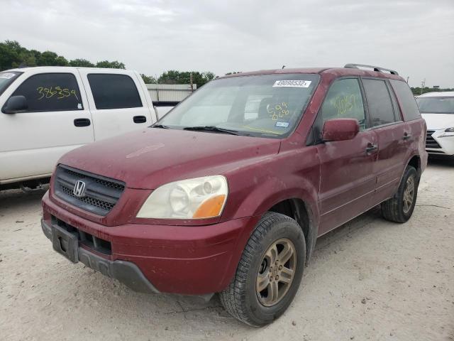Photo 2 from auction – 2004 HONDA PILOT EX with VIN 2HKYF18424H599068
