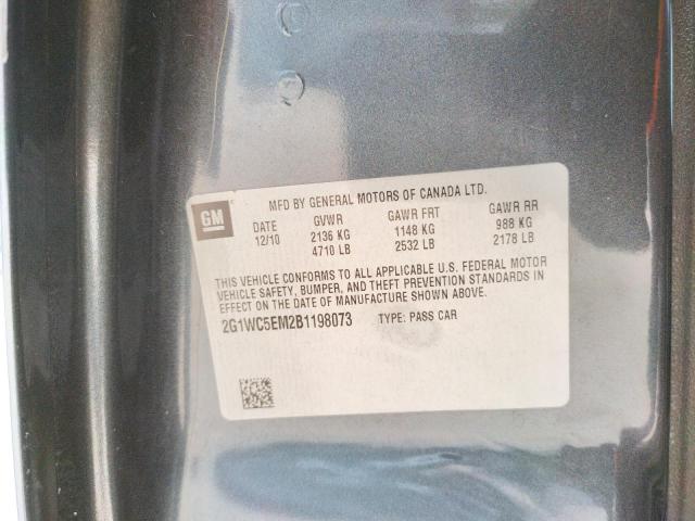 Photo 10 from auction – 2011 CHEVROLET IMPALA LTZ with VIN 2G1WC5EM2B1198073