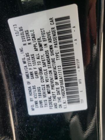 Photo 10 from auction – 2014 HONDA ACCORD EXL with VIN 1HGCR2F86EA117113